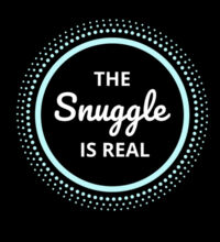 The snuggle is real (white text) - Kids Youth T shirt Design