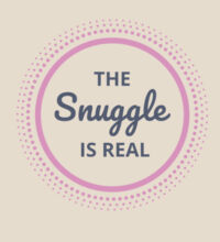 The snuggle is real - Heavy Duty Canvas Tote Bag Design