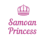 Samoan Princess - Womens Maple Tee Design