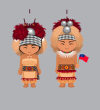 Samoan children - Womens Crop Hood Design