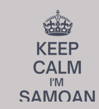 Keep Calm I'm Samoan - Mens Premium Hood Design