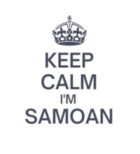 Keep Calm I'm Samoan - Mens Base Longsleeve Tee Design