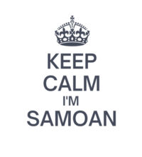 Keep Calm I'm Samoan - Mens Staple T shirt Design