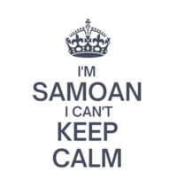 I'm Samoan I can't keep calm. - Cushion cover Design