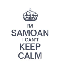 I'm Samoan I can't keep calm. - Tote Bag Design