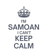 I'm Samoan I can't keep calm. - Kids Wee Tee Design