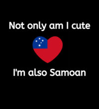 Cute and Samoan - Kids Supply Hoodie Design