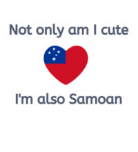 Cute and Samoan - Kids Wee Tee Design