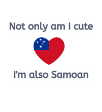 Cute and Samoan - Cushion cover Design