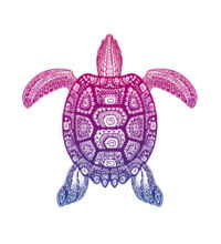 Purple Turtle - Kids Unisex Classic Tee Design