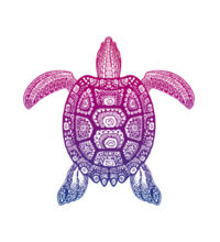 Purple Turtle - Mini-Me One-Piece Design