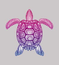 Purple Turtle - Womens Supply Hood Design