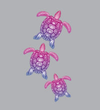 Purple turtle family - Kids Supply Hoodie Design