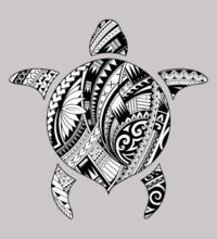 Polynesian Turtle - Mens Premium Crew Design