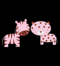 Zebra and Leopard - Kids Supply Hoodie Design