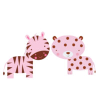 Zebra and Leopard - Mini-Me One-Piece Design