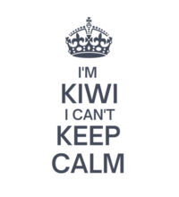 I'm Kiwi I can't keep calm. - Kids Longsleeve Tee Design