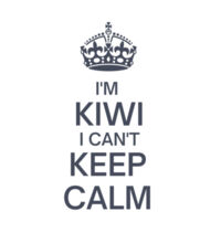 I'm Kiwi I can't keep calm. - Kids Youth T shirt Design
