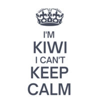 I'm Kiwi I can't keep calm. - Womens Curve Longsleeve Tee Design