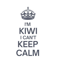 I'm Kiwi I can't keep calm. - Mens Lowdown Singlet Design