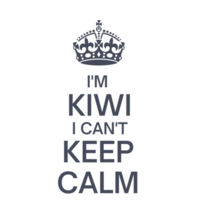 I'm Kiwi I can't keep calm. - Mens Staple T shirt Design