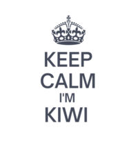 Keep Calm I'm Kiwi - Kids Youth T shirt Design