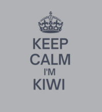 Keep Calm I'm Kiwi - Womens Crop Hood Design