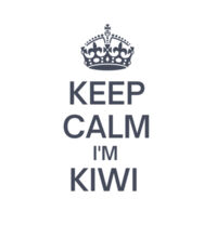 Keep Calm I'm Kiwi - Womens Maple Tee Design