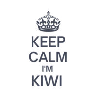 Keep Calm I'm Kiwi - Mens Base Longsleeve Tee Design