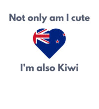 Cute and Kiwi - Kids Youth T shirt Design