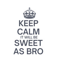 Keep Calm Sweet As - Womens Curve Longsleeve Tee Design