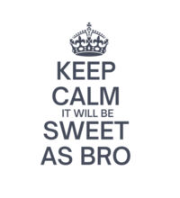 Keep Calm Sweet As - Mens Lowdown Singlet Design