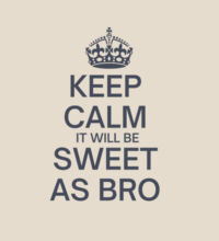 Keep Calm Sweet As - Heavy Duty Canvas Tote Bag Design