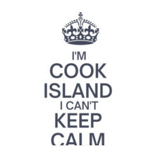 I'm Cook Island I can't keep calm. - Mug Design