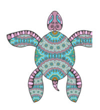 Turquoise Turtle - Mug Design
