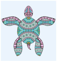 Turquoise Turtle - Placemat  Design