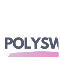 Polyswag Pink - Baby Bib Design