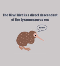Kiwi Tyrannosarus Rex - Mens Premium Crew Design