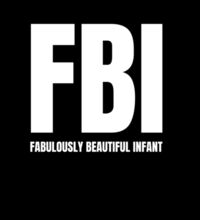 FBI baby - Mini-Me One-Piece Design