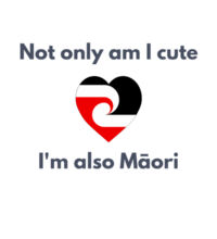 Cute and Maori - Womens Curve Longsleeve Tee - Womens Curve Longsleeve Tee Design