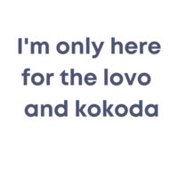 Only here for the lovo - Mens General Long Sleeve Tee Design