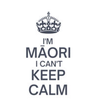 I'm Maori I can't keep calm - Kids Youth T shirt Design