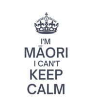 I'm Maori I can't keep calm - Kids Wee Tee Design