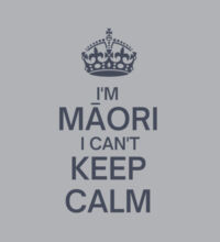 I'm Maori I can't keep calm - Womens Crop Hood Design