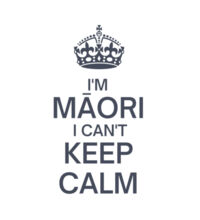 I'm Maori I can't keep calm - Womens Curve Longsleeve Tee Design