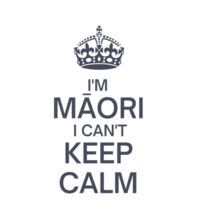 I'm Maori I can't keep calm - Womens Crop Tee Design