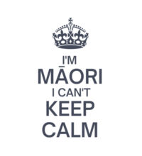 I'm Maori I can't keep calm - Mens General Long Sleeve Tee Design