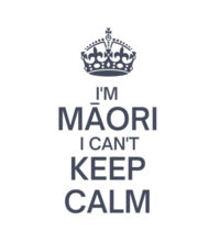 I'm Maori I can't keep calm - Mens Lowdown Singlet Design