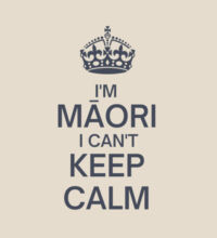 I'm Maori I can't keep calm - Heavy Duty Canvas Tote Bag Design