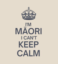 I'm Maori I can't keep calm - Heavy Duty Canvas Tote Bag Design